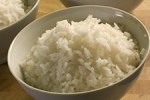 A bowl of cooked rice.